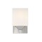 Z-Lite Quube 1 Light Vanity, Brushed Nickel & Matte Opal 2104-1V - alternate 4
